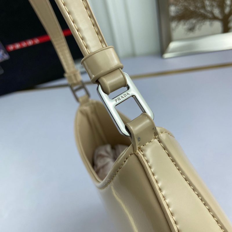 PRADA Cleo Brushed Leather Shoulder Bag Desert BeigeJOJOKKREPLICAS | High Quality Replica Watches & Bags