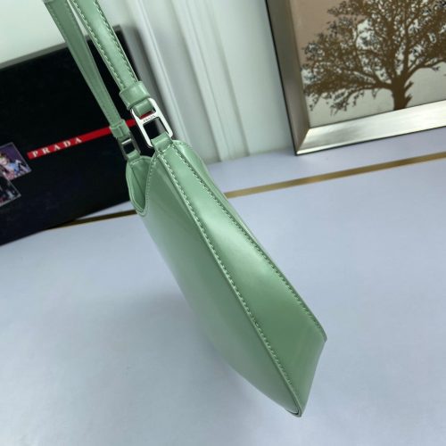 PRADA Cleo Brushed Leather Shoulder Bag AquaJOJOKKREPLICAS | High Quality Replica Watches & Bags