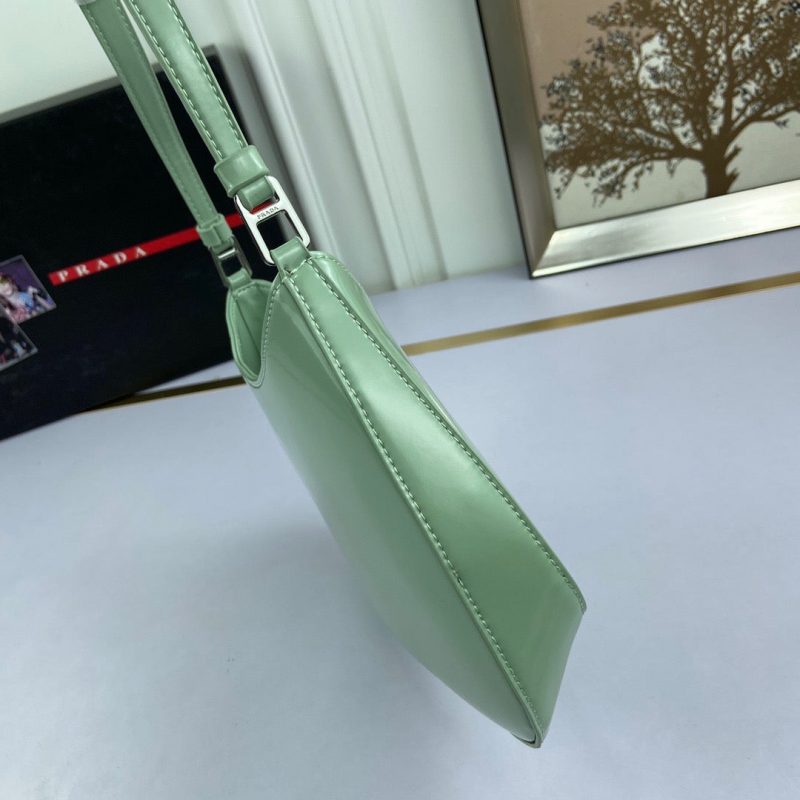 PRADA Cleo Brushed Leather Shoulder Bag AquaJOJOKKREPLICAS | High Quality Replica Watches & Bags