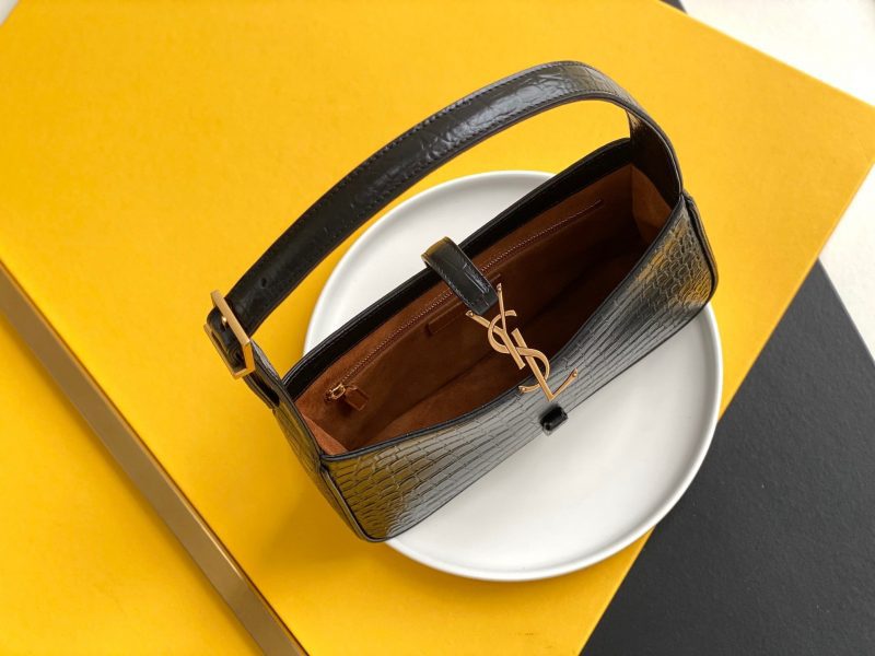 Saint Laurent LE 5 À 7 HOBO BAG IN CROCODILE-EMBOSSED SHINY LEATHERJOJOKKREPLICAS | High Quality Replica Watches & Bags