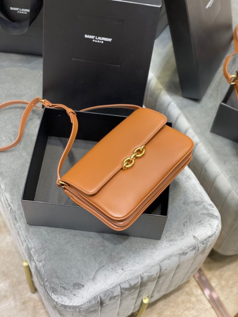 Saint Laurent LE MAILLON SATCHEL IN SMOOTH LEATHER BRICKJOJOKKREPLICAS | High Quality Replica Watches & Bags