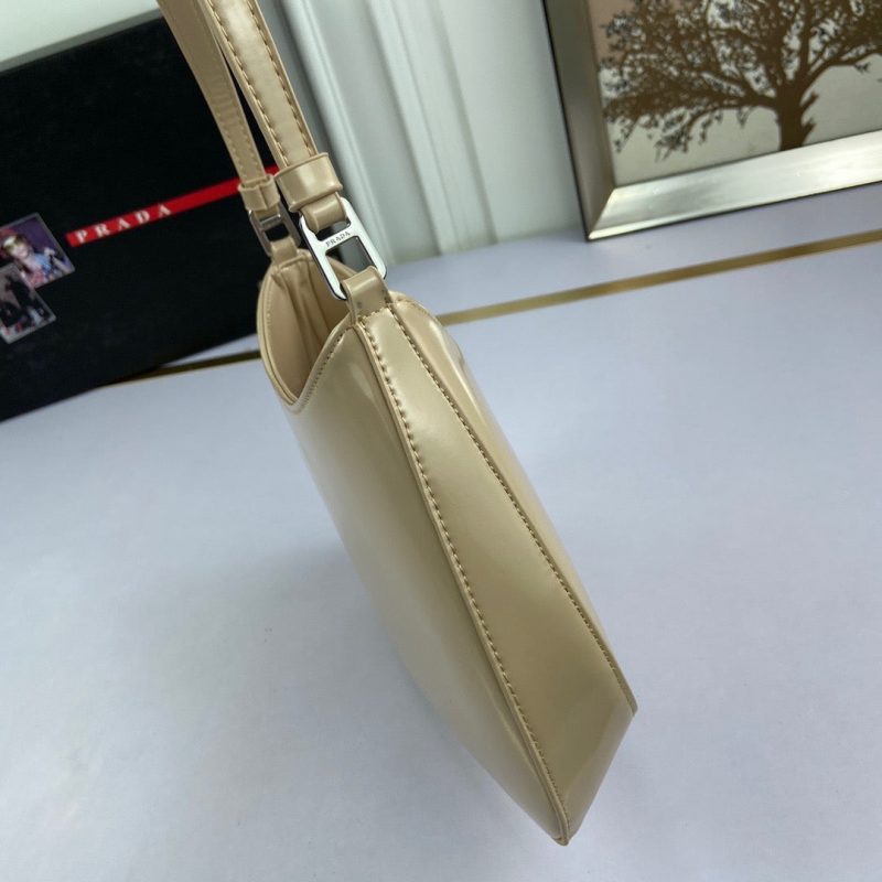 PRADA Cleo Brushed Leather Shoulder Bag Desert BeigeJOJOKKREPLICAS | High Quality Replica Watches & Bags