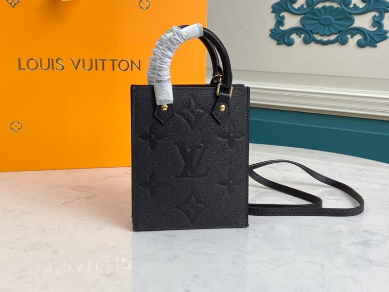 Louis Vuitton PETIT SAC PLAT BLACK MONOGRAMJOJOKKREPLICAS | High Quality Replica Watches & Bags