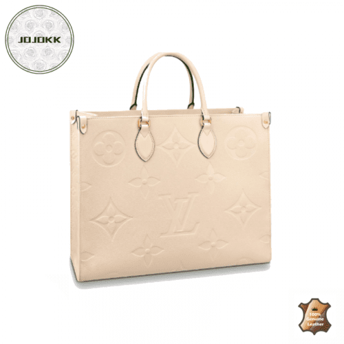 Louis Vuitton ONTHEGO GM - EXCLUSIVE PRELAUNCH Monogram Empreinte Leather CremeJOJOKKREPLICAS | High Quality Replica Watches & Bags