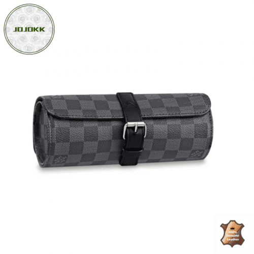 Louis Vuitton 3 WATCH CASE (Damier Graphite Canvas)JOJOKKREPLICAS | High Quality Replica Watches & Bags