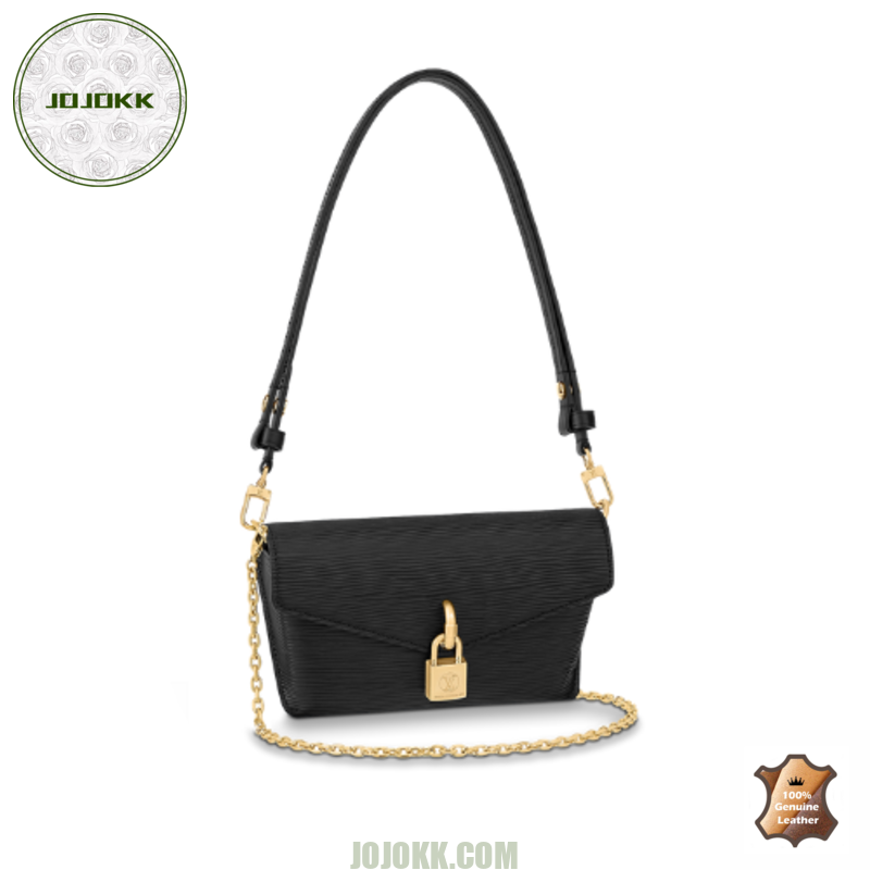 Louis Vuitton PADLOCK ON STRAP BLACKJOJOKKREPLICAS | High Quality Replica Watches & Bags