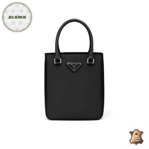 PRADA Small Brushed Leather Tote BlackJOJOKKREPLICAS | High Quality Replica Watches & Bags