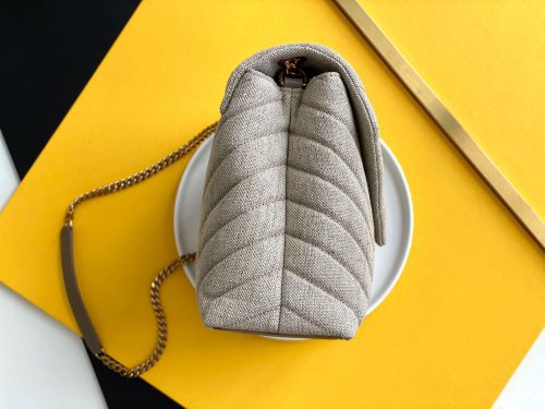Saint Laurent LOULOU MEDIUM IN QUILTED “Y” LINENJOJOKKREPLICAS | High Quality Replica Watches & Bags