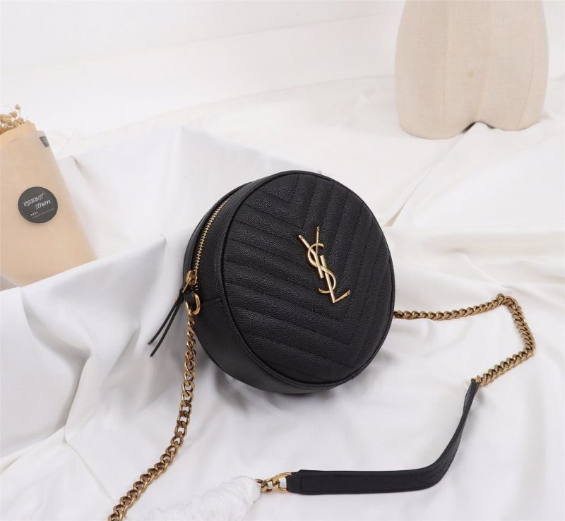 Saint Laurent VINYLE ROUND BLACK CAMERA BAGJOJOKKREPLICAS | High Quality Replica Watches & Bags