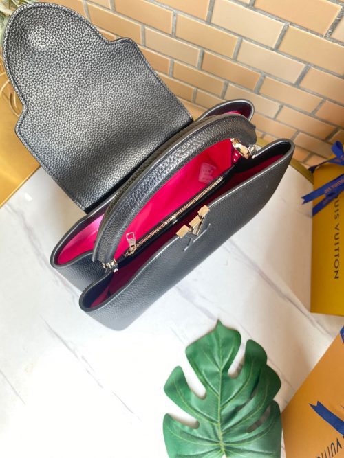 Louis Vuitton CAPUCINES MM BLACKJOJOKKREPLICAS | High Quality Replica Watches & Bags