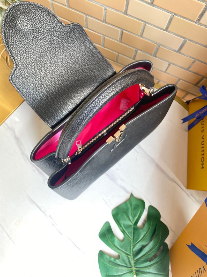 Louis Vuitton CAPUCINES MM BLACKJOJOKKREPLICAS | High Quality Replica Watches & Bags