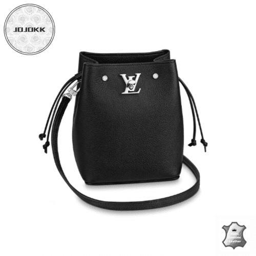Louis Vuitton NANO LOCKME BUCKET BLACKJOJOKKREPLICAS | High Quality Replica Watches & Bags