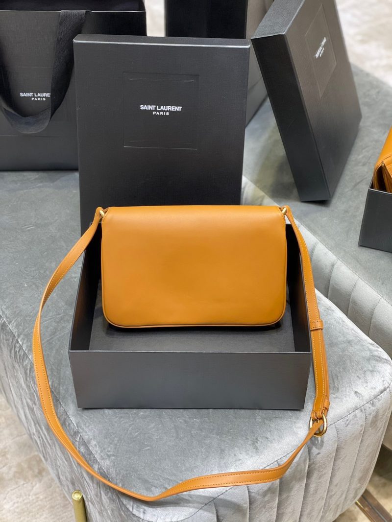 Saint Laurent LE MAILLON SATCHEL IN SMOOTH LEATHER MUSTARDJOJOKKREPLICAS | High Quality Replica Watches & Bags