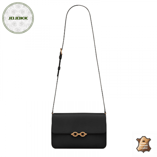 Saint Laurent LE MAILLON SATCHEL IN SMOOTH LEATHER BLACKJOJOKKREPLICAS | High Quality Replica Watches & Bags