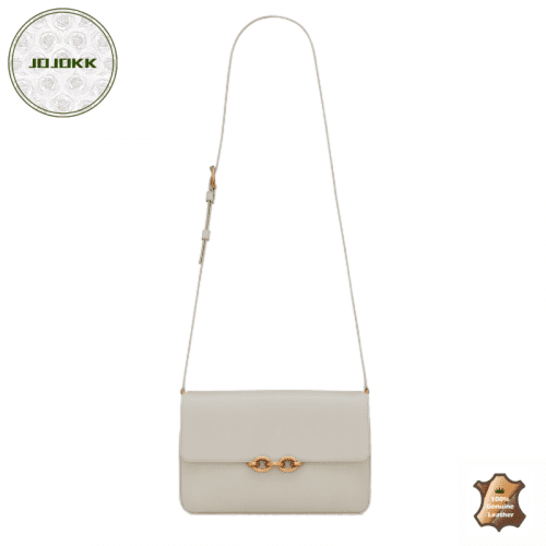 Saint Laurent LE MAILLON SATCHEL IN SMOOTH LEATHER BLANC VINTAGEJOJOKKREPLICAS | High Quality Replica Watches & Bags