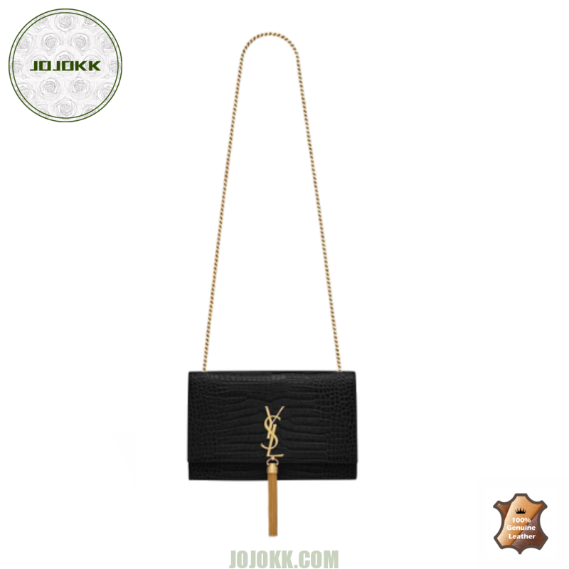 Saint Laurent KATE MEDIUM WITH TASSEL IN CROCODILEJOJOKKREPLICAS | High Quality Replica Watches & Bags