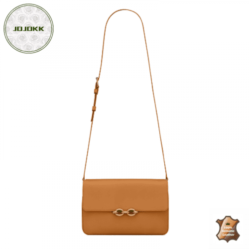 Saint Laurent LE MAILLON SATCHEL IN SMOOTH LEATHER MUSTARDJOJOKKREPLICAS | High Quality Replica Watches & Bags