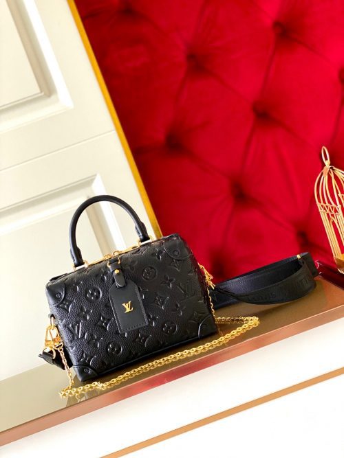 Louis Vuitton PETITE MALLE SOUPLE BLACKJOJOKKREPLICAS | High Quality Replica Watches & Bags