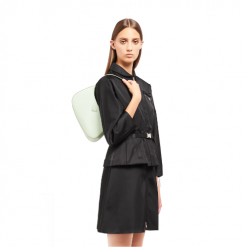 PRADA Cleo Brushed Leather Shoulder Bag AquaJOJOKKREPLICAS | High Quality Replica Watches & Bags