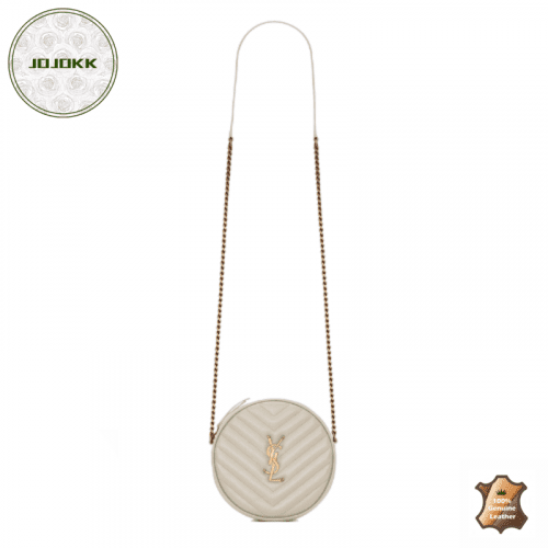 Saint Laurent VINYLE ROUND WHITE CAMERA BAGJOJOKKREPLICAS | High Quality Replica Watches & Bags