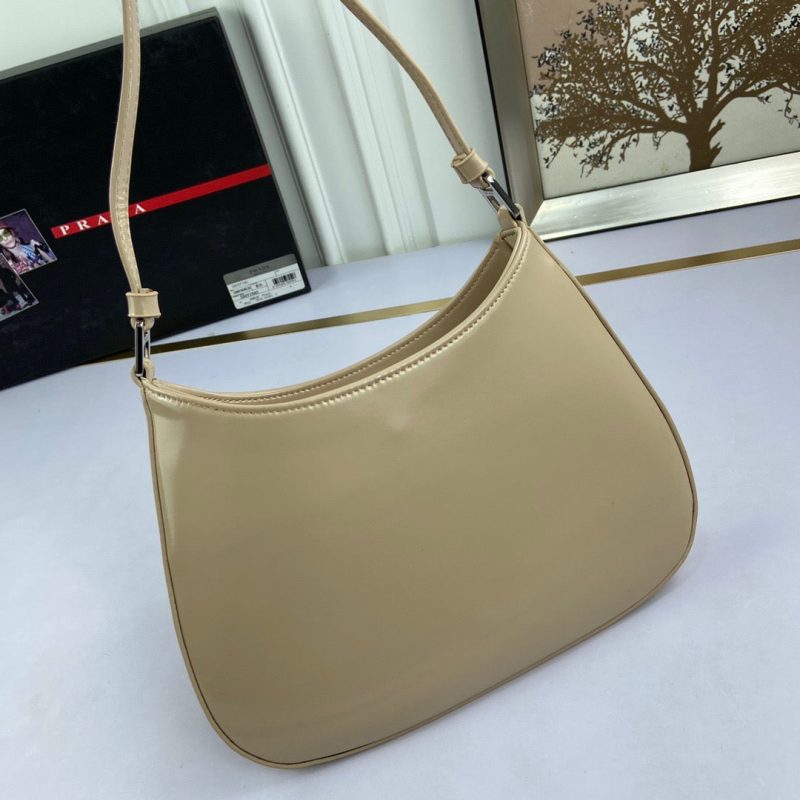 PRADA Cleo Brushed Leather Shoulder Bag Desert BeigeJOJOKKREPLICAS | High Quality Replica Watches & Bags