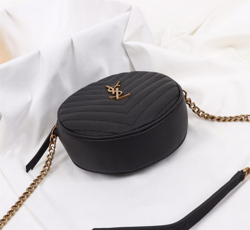 Saint Laurent VINYLE ROUND BLACK CAMERA BAGJOJOKKREPLICAS | High Quality Replica Watches & Bags