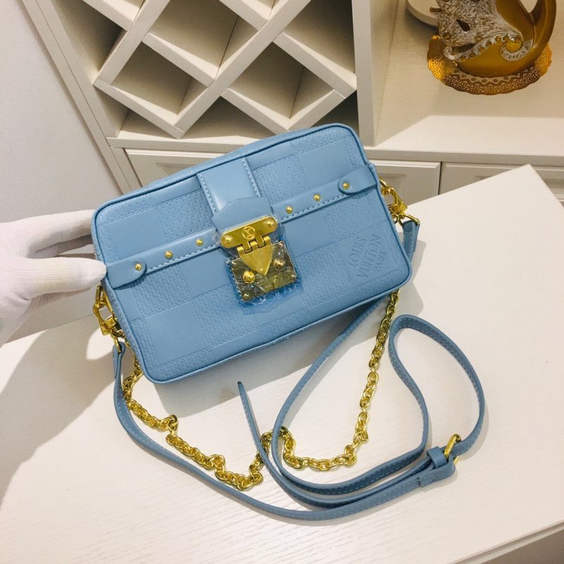 Louis Vuitton TROCA PM BLUEJOJOKKREPLICAS | High Quality Replica Watches & Bags