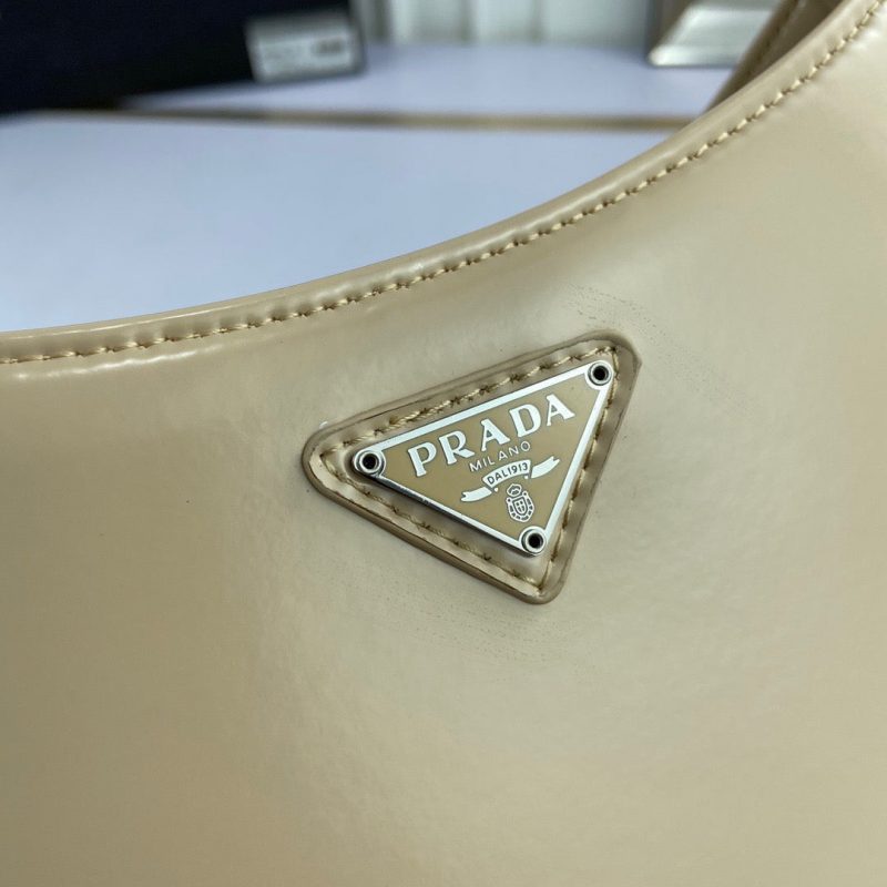 PRADA Cleo Brushed Leather Shoulder Bag Desert BeigeJOJOKKREPLICAS | High Quality Replica Watches & Bags