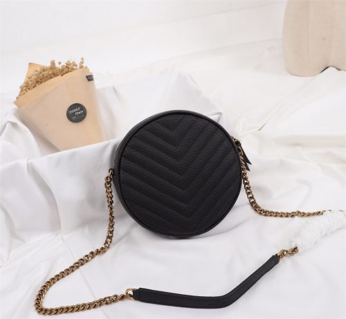 Saint Laurent VINYLE ROUND BLACK CAMERA BAGJOJOKKREPLICAS | High Quality Replica Watches & Bags