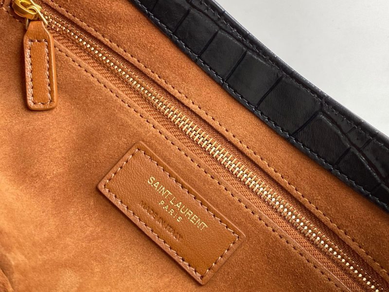 Saint Laurent LE 5 À 7 HOBO BAG IN CROCODILE-EMBOSSED SHINY LEATHERJOJOKKREPLICAS | High Quality Replica Watches & Bags