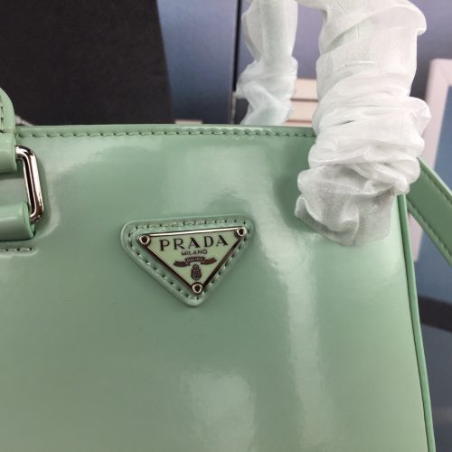 PRADA Small Brushed Leather Tote AquaJOJOKKREPLICAS | High Quality Replica Watches & Bags