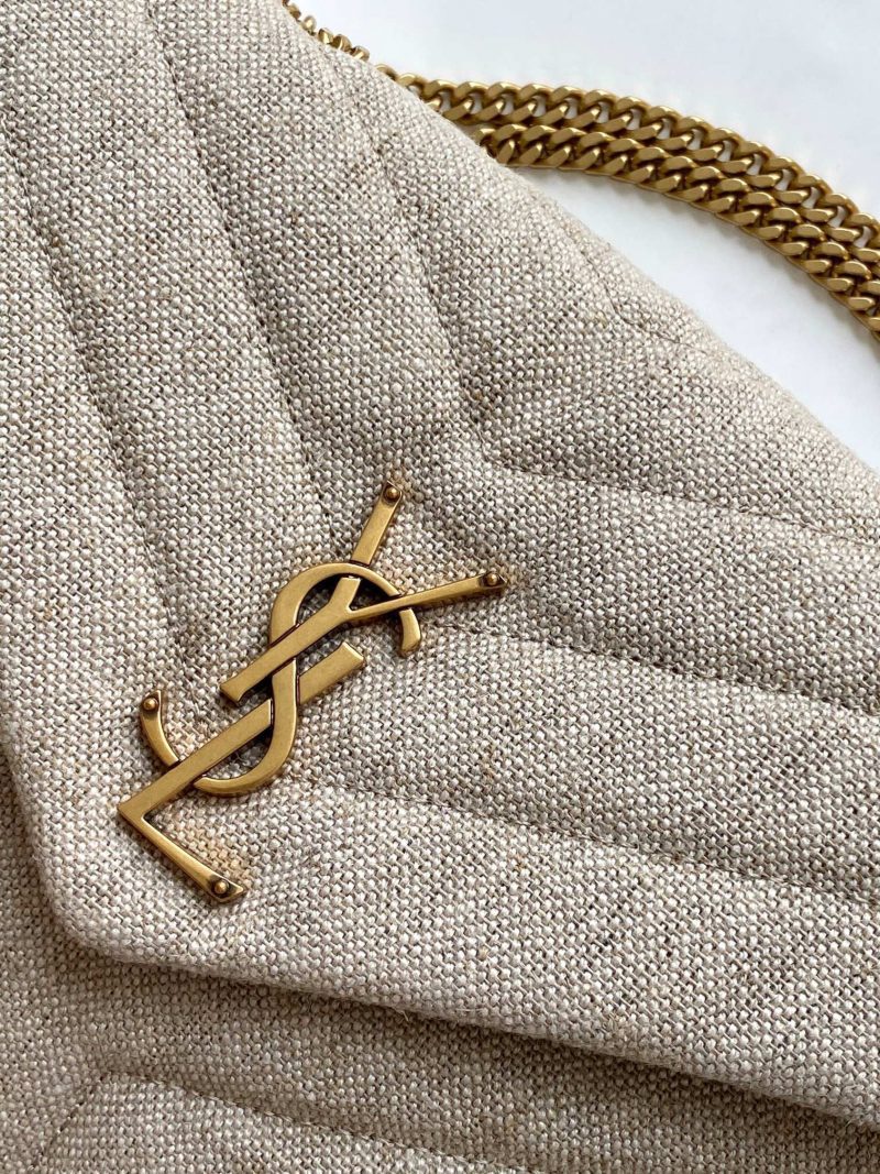 Saint Laurent LOULOU SMALL IN QUILTED “Y” LINENJOJOKKREPLICAS | High Quality Replica Watches & Bags