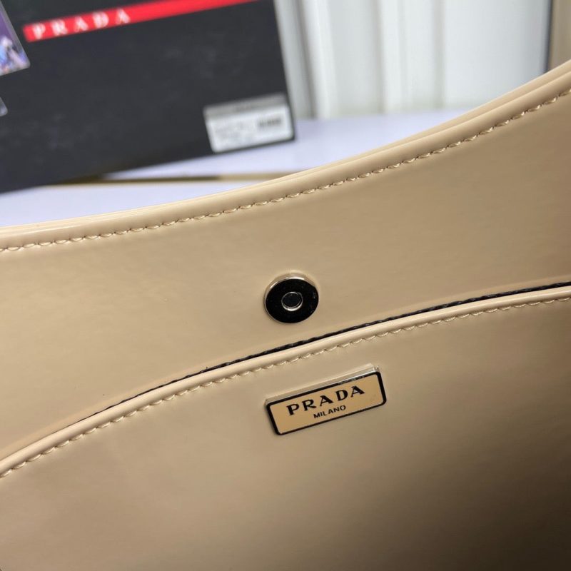 PRADA Cleo Brushed Leather Shoulder Bag Desert BeigeJOJOKKREPLICAS | High Quality Replica Watches & Bags