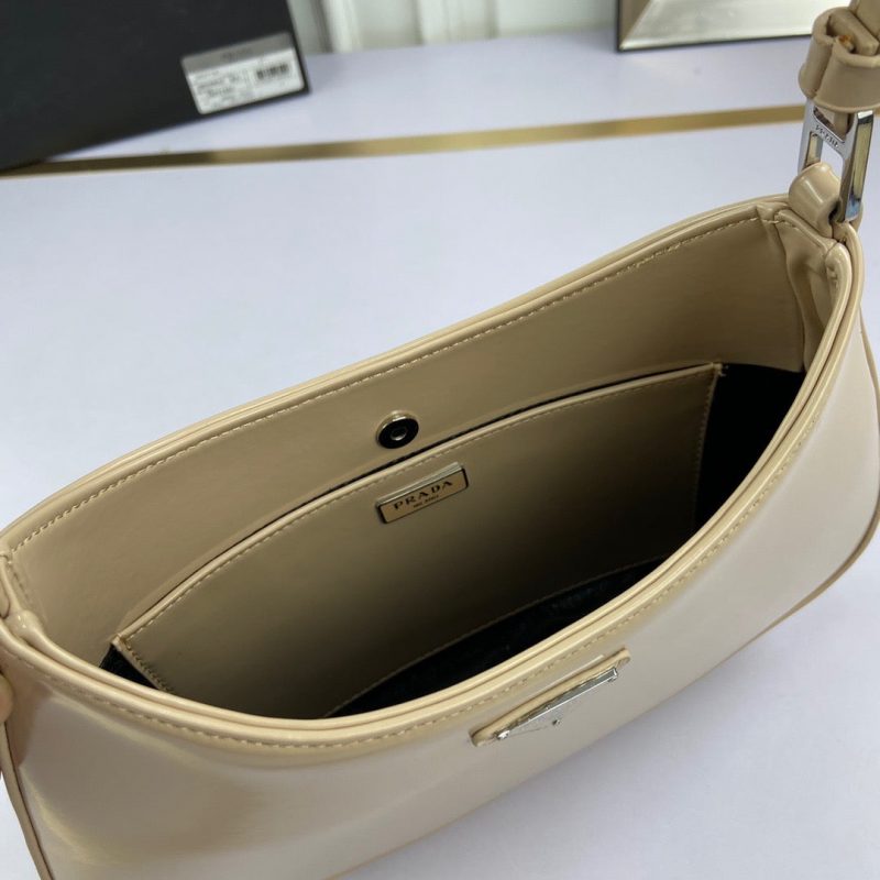 PRADA Cleo Brushed Leather Shoulder Bag Desert BeigeJOJOKKREPLICAS | High Quality Replica Watches & Bags