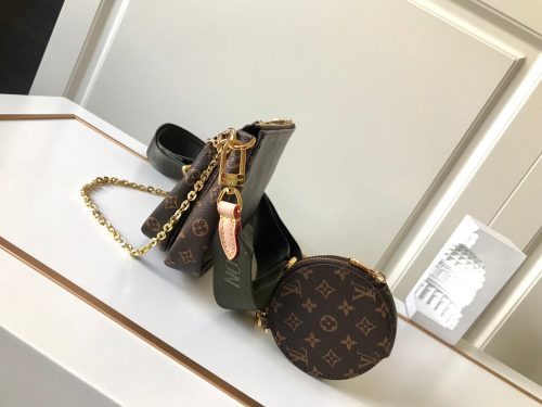 Louis Vuitton MULTI POCHETTE ACCESSOIRES KHAKIJOJOKKREPLICAS | High Quality Replica Watches & Bags