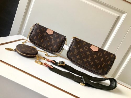 Louis Vuitton MULTI POCHETTE ACCESSOIRES KHAKIJOJOKKREPLICAS | High Quality Replica Watches & Bags