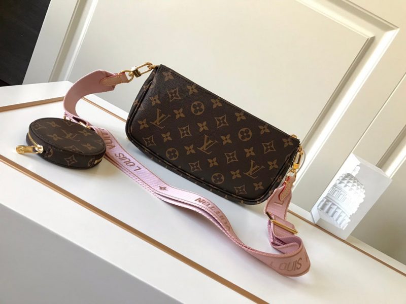 Louis Vuitton MULTI POCHETTE ACCESSOIRES PINKJOJOKKREPLICAS | High Quality Replica Watches & Bags