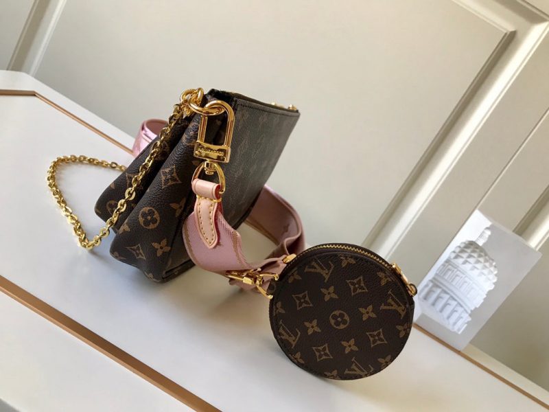 Louis Vuitton MULTI POCHETTE ACCESSOIRES PINKJOJOKKREPLICAS | High Quality Replica Watches & Bags