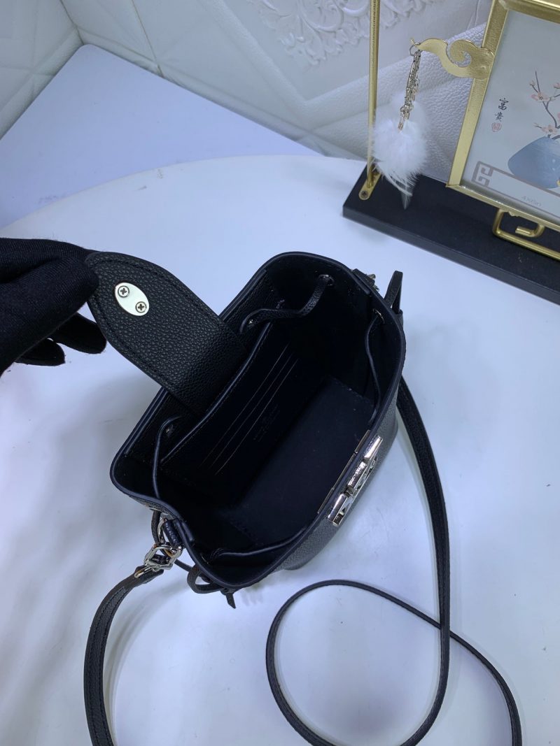 Louis Vuitton NANO LOCKME BUCKET BLACKJOJOKKREPLICAS | High Quality Replica Watches & Bags