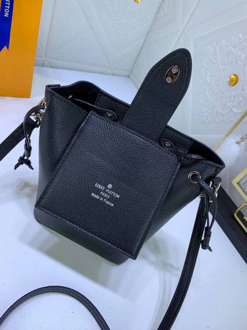 Louis Vuitton NANO LOCKME BUCKET BLACKJOJOKKREPLICAS | High Quality Replica Watches & Bags