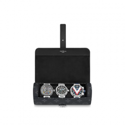 Louis Vuitton 3 WATCH CASE (Monogram Eclipse)JOJOKKREPLICAS | High Quality Replica Watches & Bags