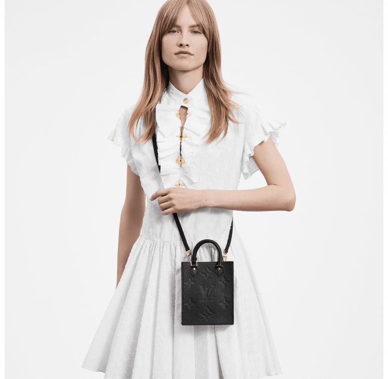 Louis Vuitton PETIT SAC PLAT BLACK MONOGRAMJOJOKKREPLICAS | High Quality Replica Watches & Bags