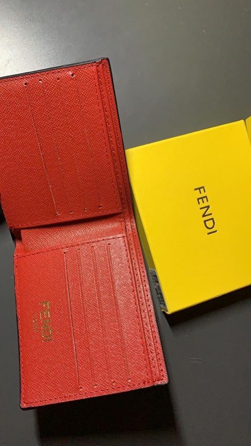 FENDI Black leather horizontal walletJOJOKKREPLICAS | High Quality Replica Watches & Bags