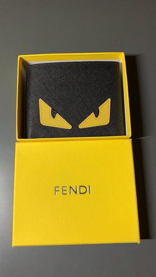 FENDI Black leather horizontal walletJOJOKKREPLICAS | High Quality Replica Watches & Bags