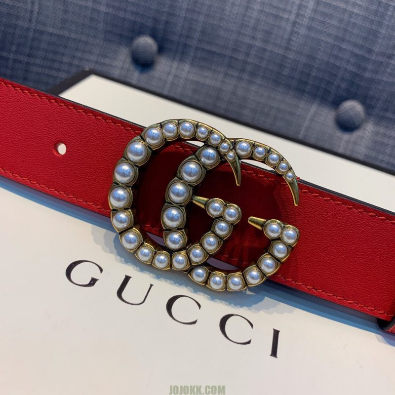 GUCCI Marmont Pearl GG Buckle BeltJOJOKKREPLICAS | High Quality Replica Watches & Bags