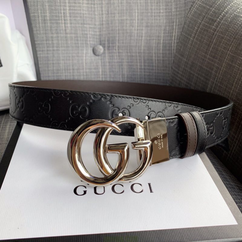 GUCCI Signature GG Logo Leather BeltJOJOKKREPLICAS | High Quality Replica Watches & Bags