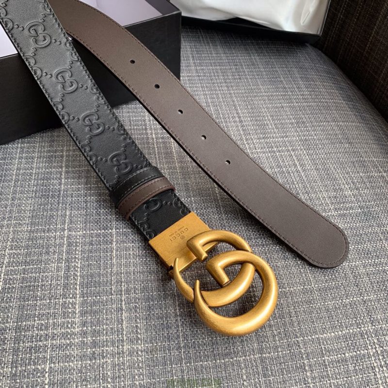 GUCCI Signature GG Logo Leather BeltJOJOKKREPLICAS | High Quality Replica Watches & Bags