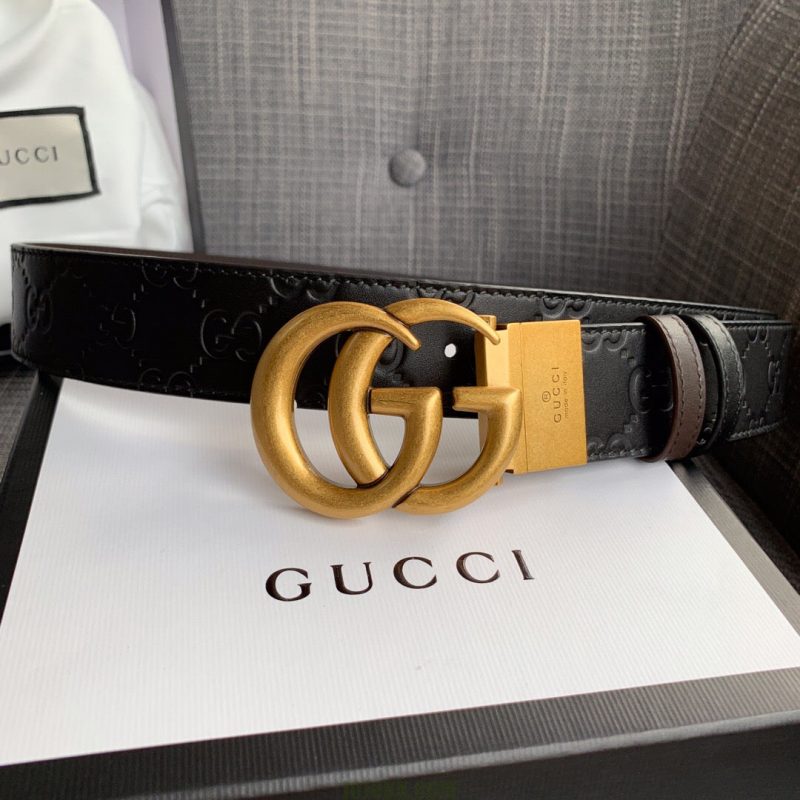 GUCCI Signature GG Logo Leather BeltJOJOKKREPLICAS | High Quality Replica Watches & Bags