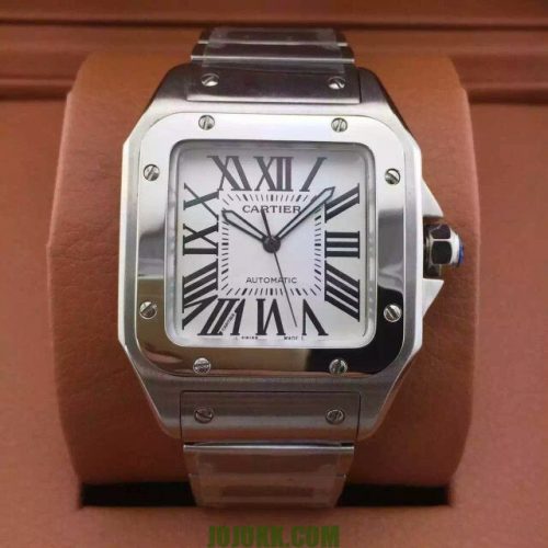 Cartier SANTOS MEDIUM SILVERJOJOKKREPLICAS | High Quality Replica Watches & Bags