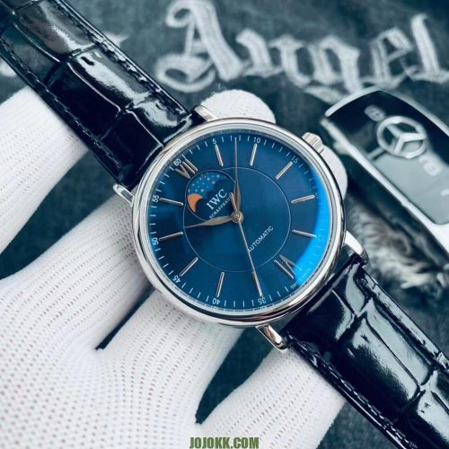 IWC Portofino Automatic Moon Phase 40mm-Blue&WhiteJOJOKKREPLICAS | High Quality Replica Watches & Bags